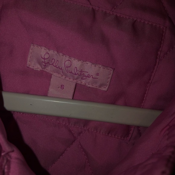 Lilly Pulitzer pink quilted button down jacket 6 - Picture 4 of 5